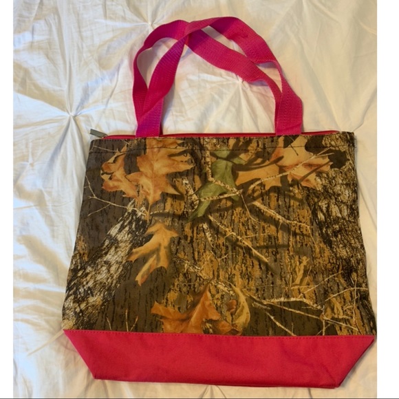 Pink Camouflage tote bag - Picture 2 of 4